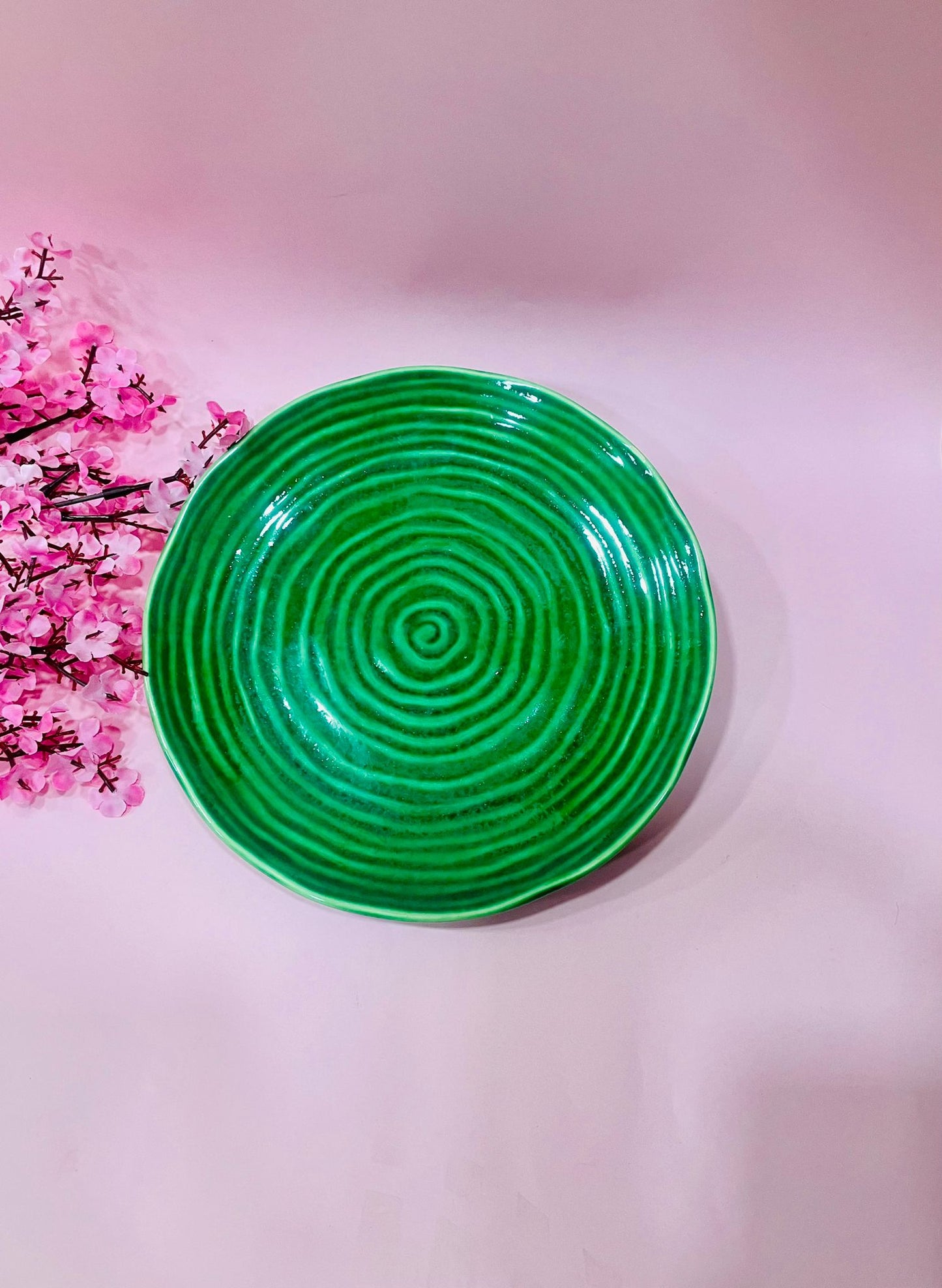 Plato Postre Verde