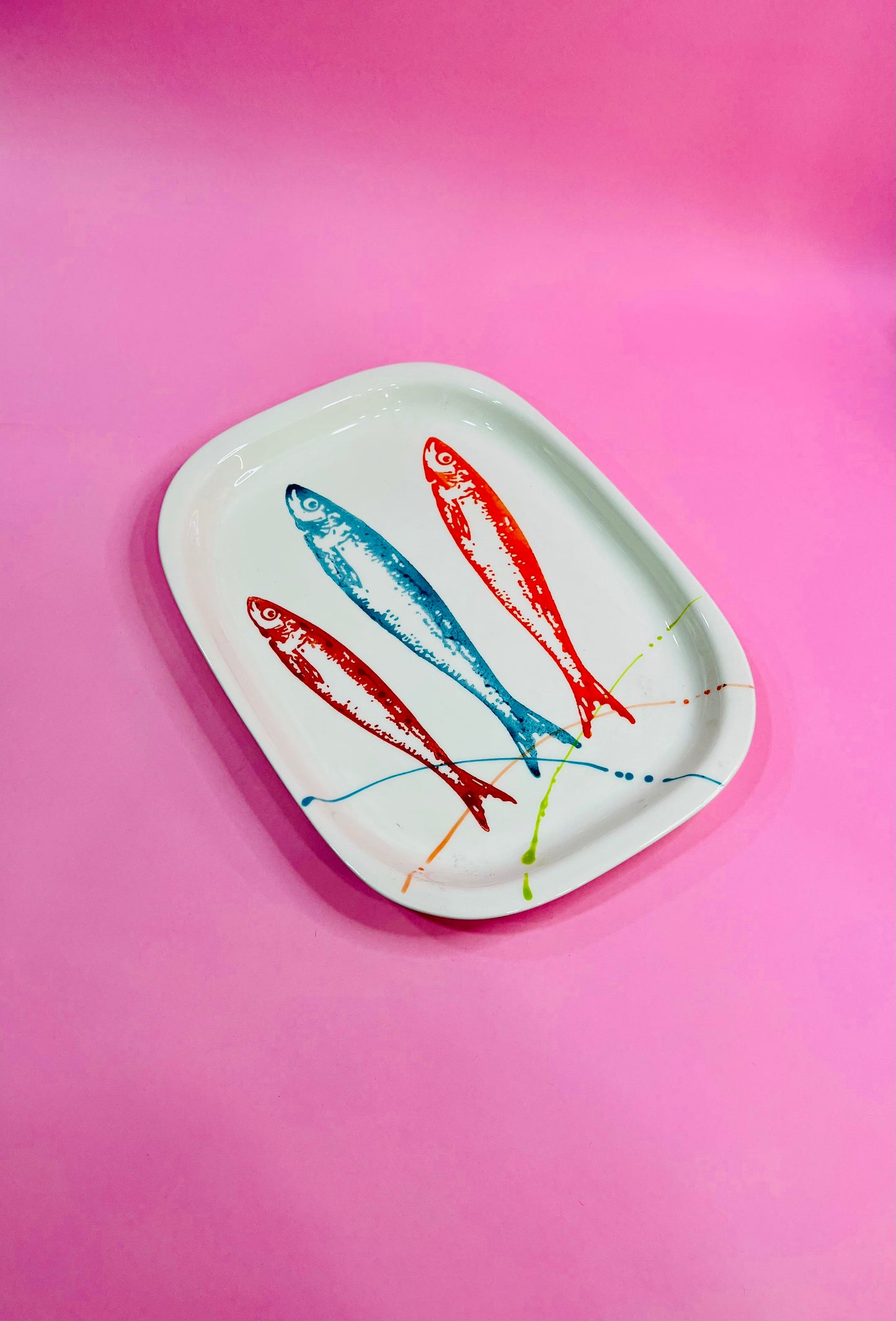 Bandeja sardinas de colores