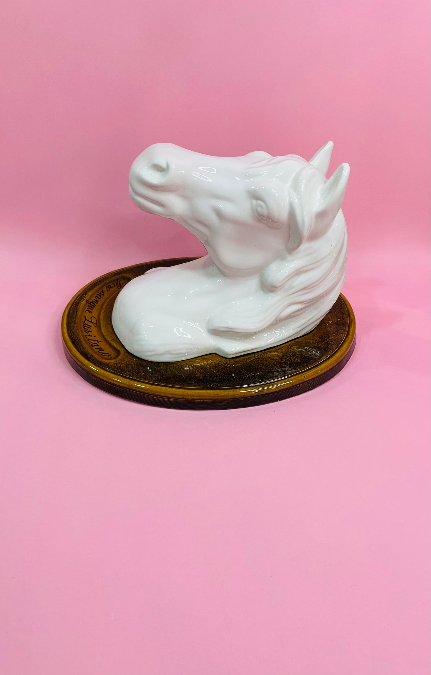 Figura Cabeza de Caballo en Cerámica