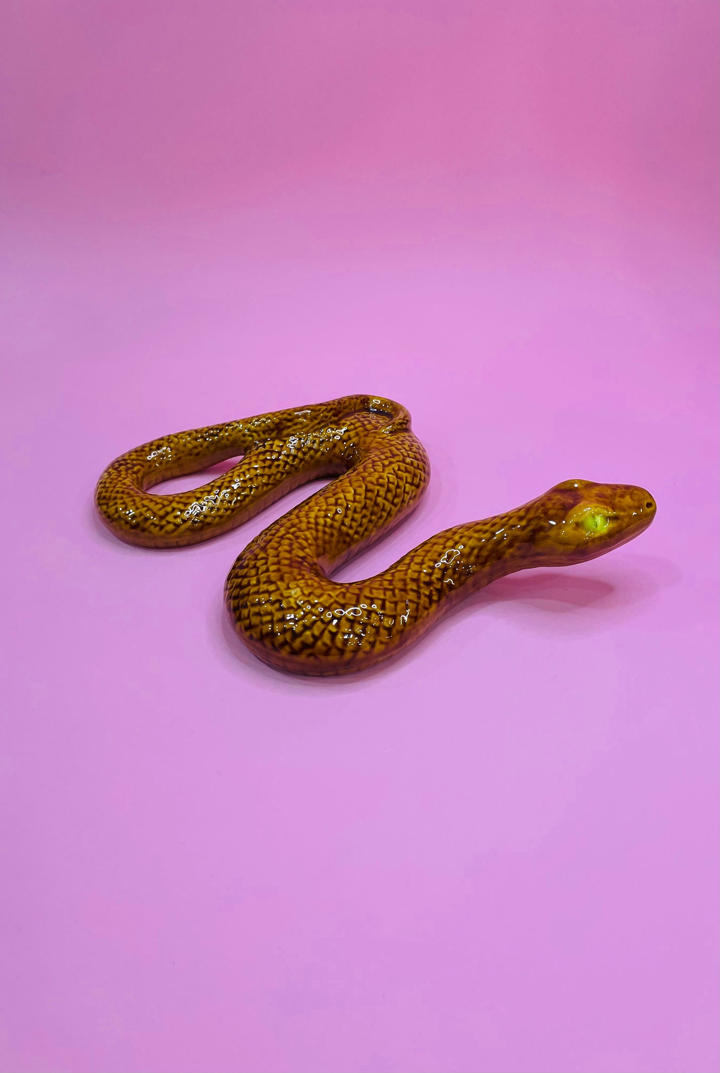 Figura de Serpiente Mediana en Cerámica