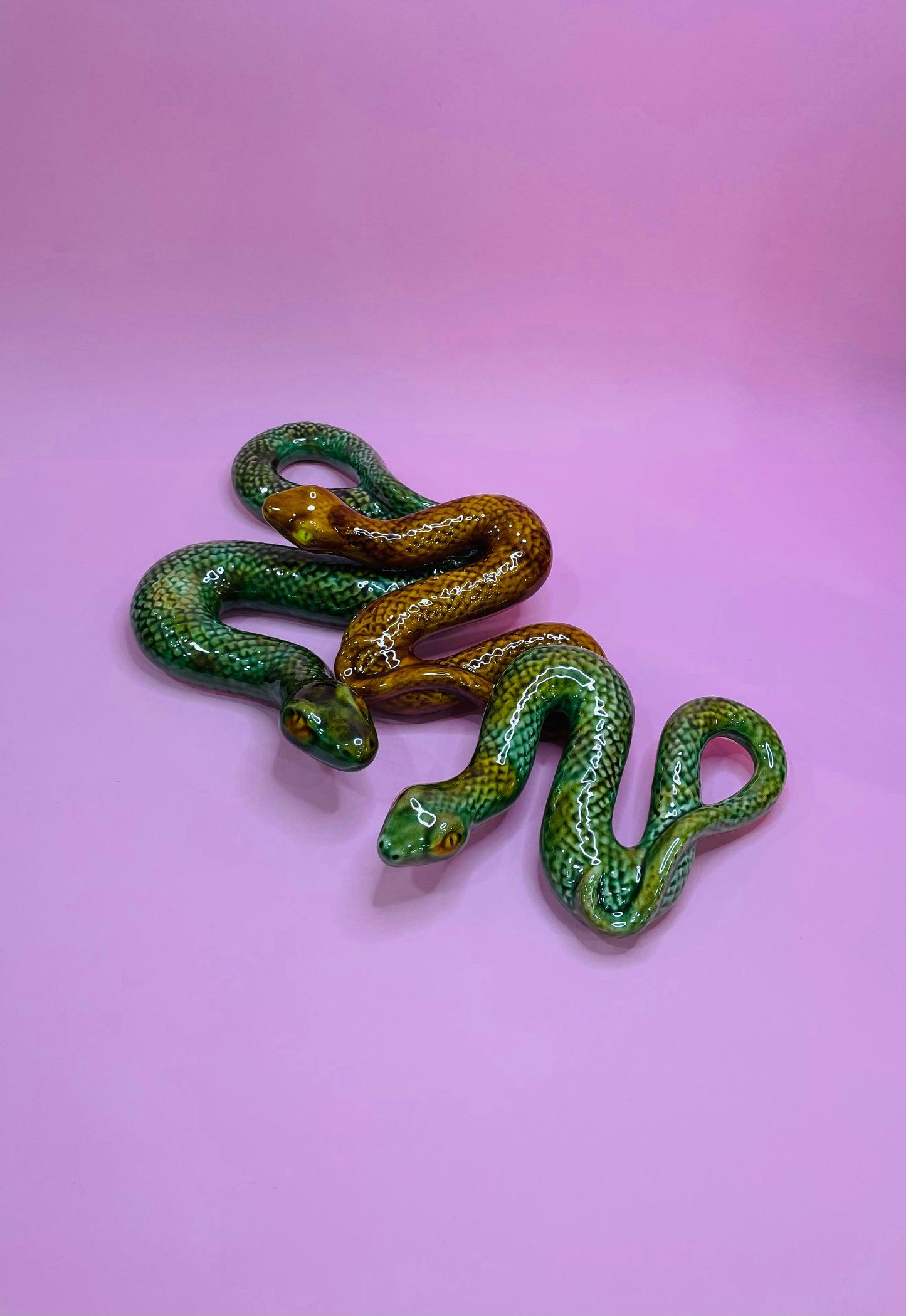 Figura de Serpiente Mediana en Cerámica