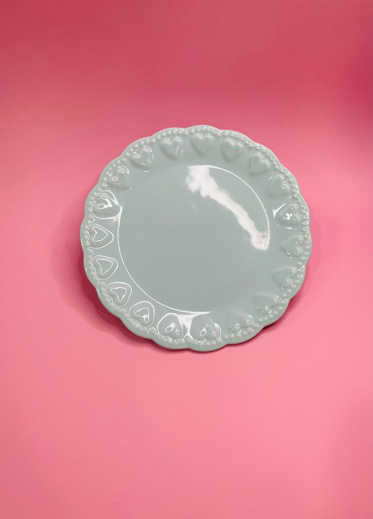 Plato Pan Borde Corazón