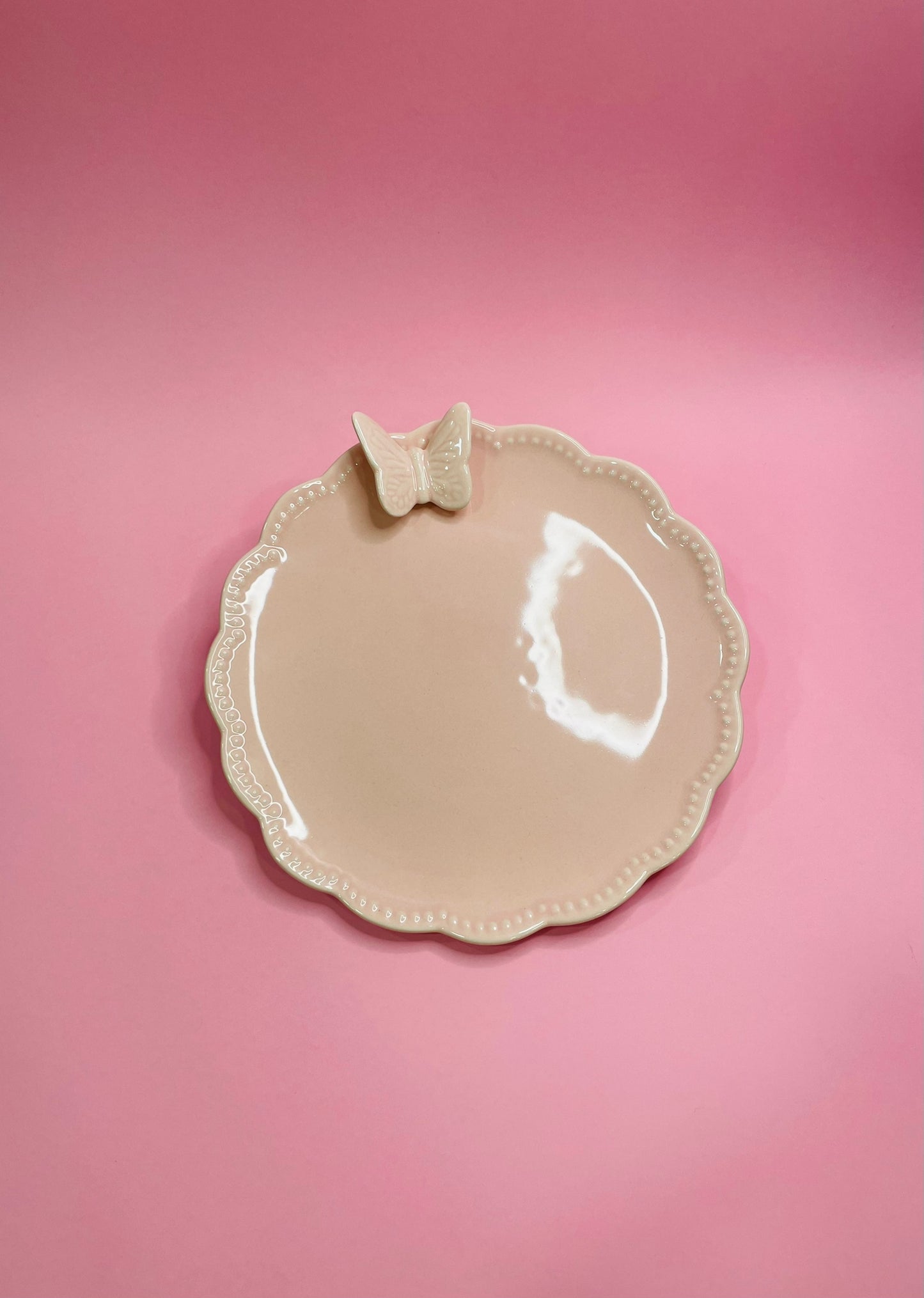 Plato Postre Mariposa