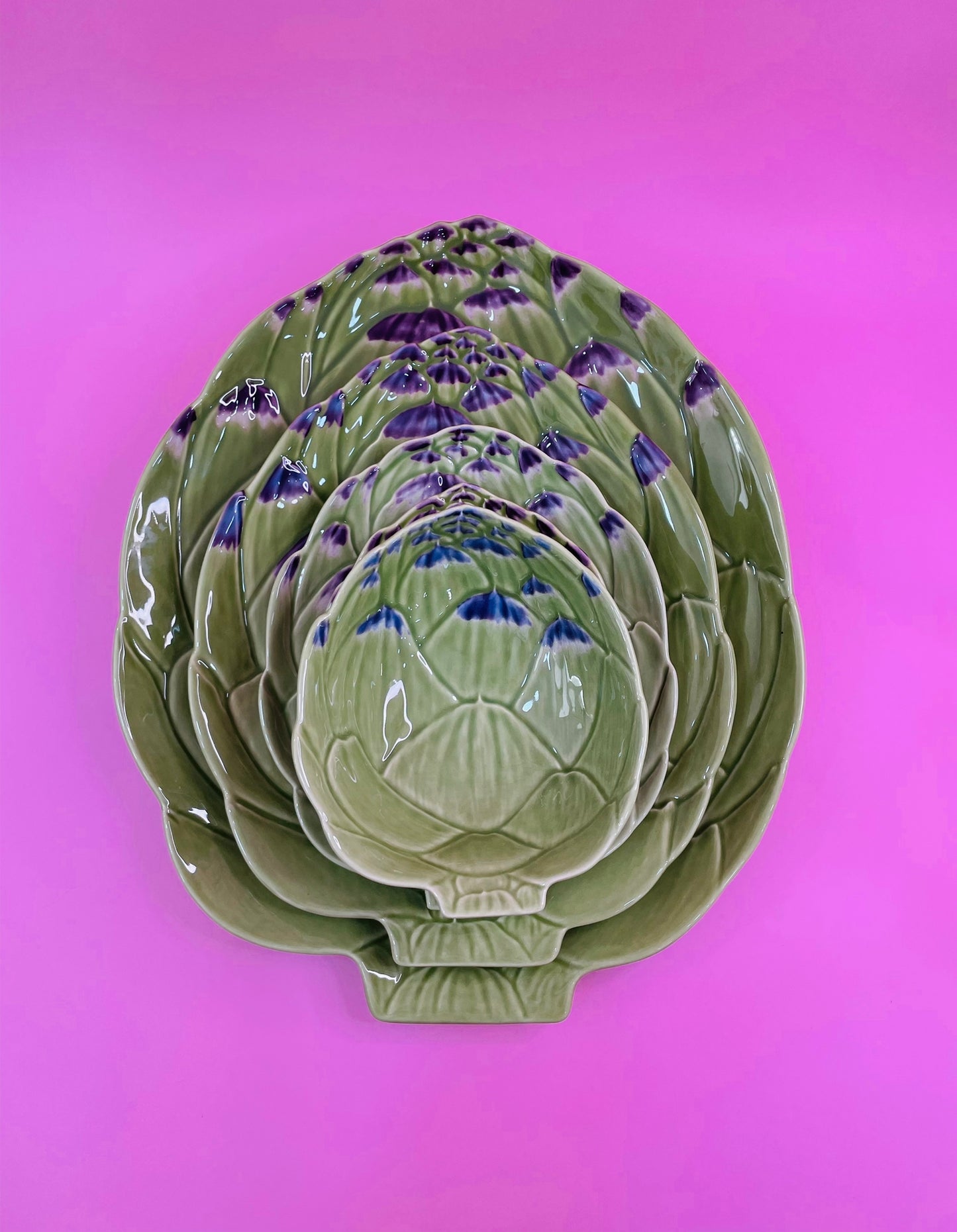 Plato Llano Flor De Alcachofa