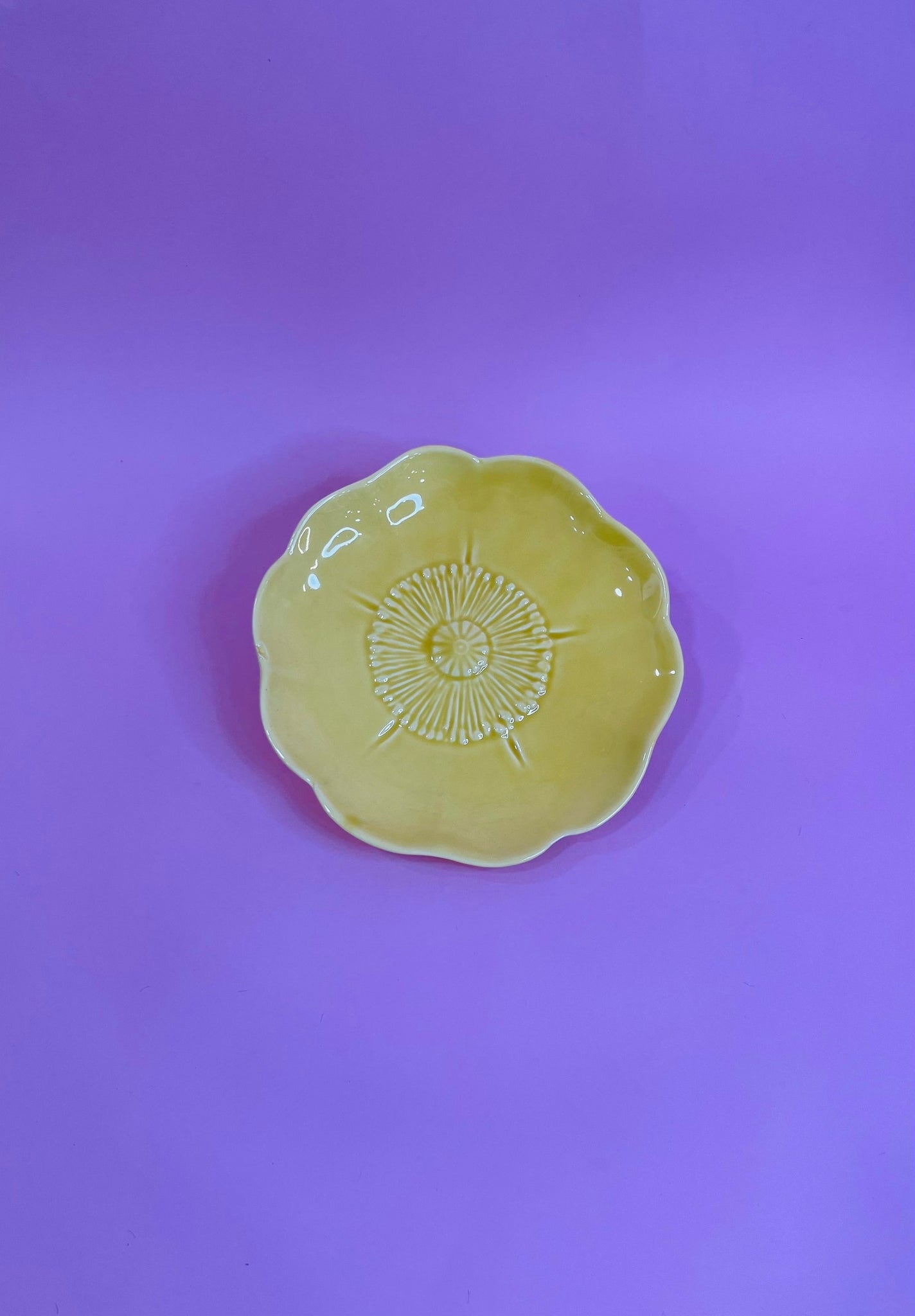 Plato Postre Amapola