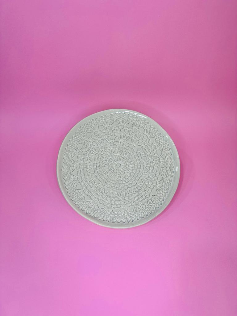 Plato Postre Crochet VIII