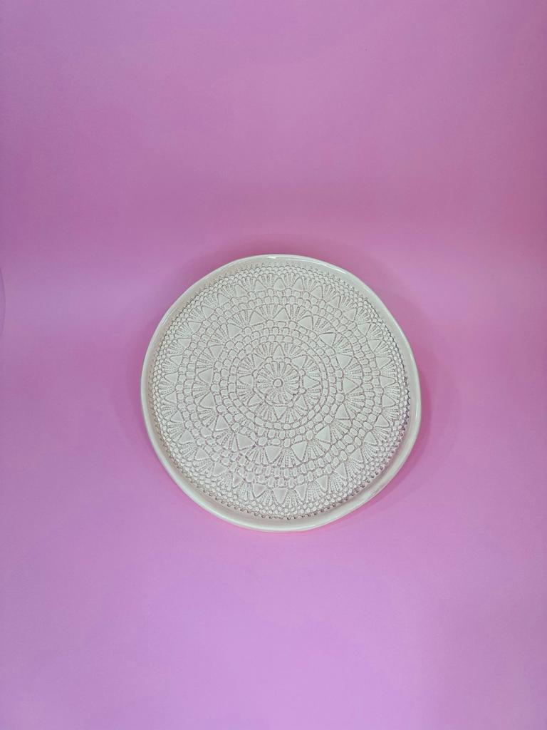 Plato Postre Crochet VIII