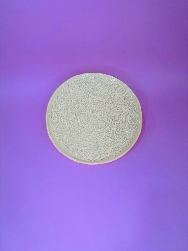 Plato Postre Crochet VIII