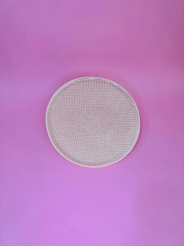 Plato Postre Crochet X