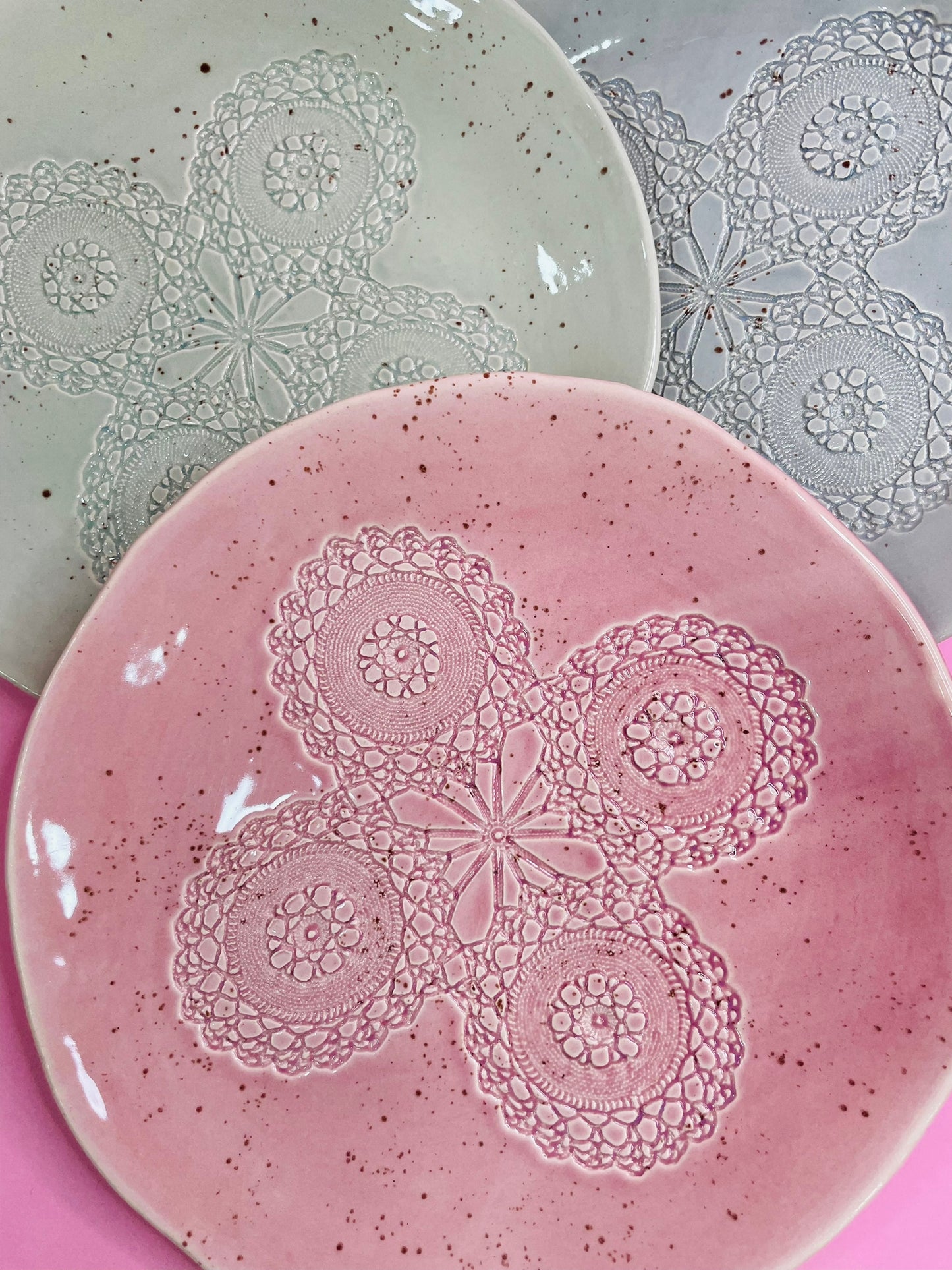Plato Postre Flor Mandala
