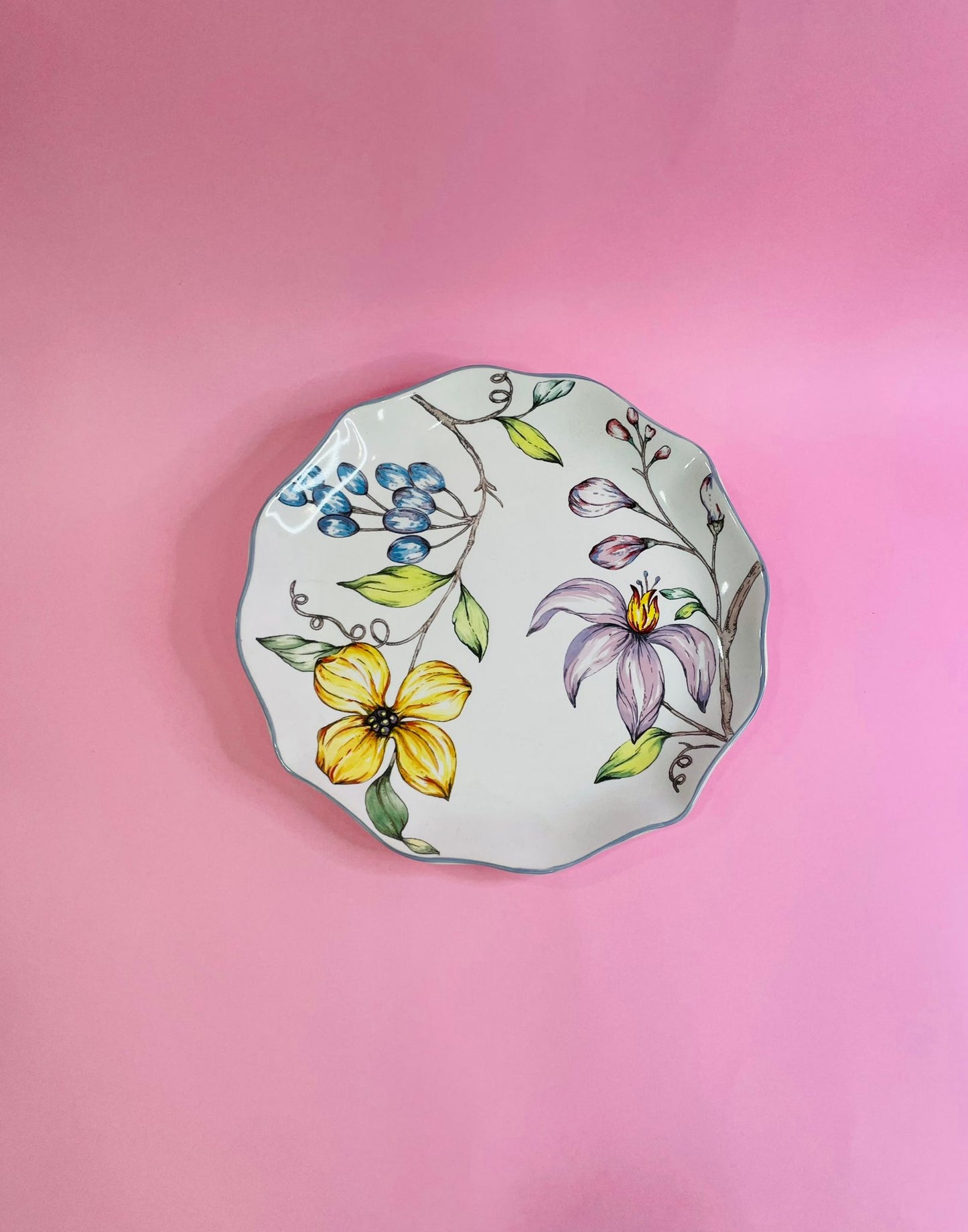 Plato Postre Floretta