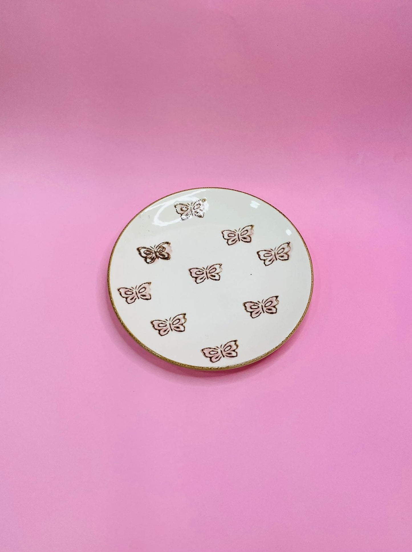 Plato Postre Butterfly