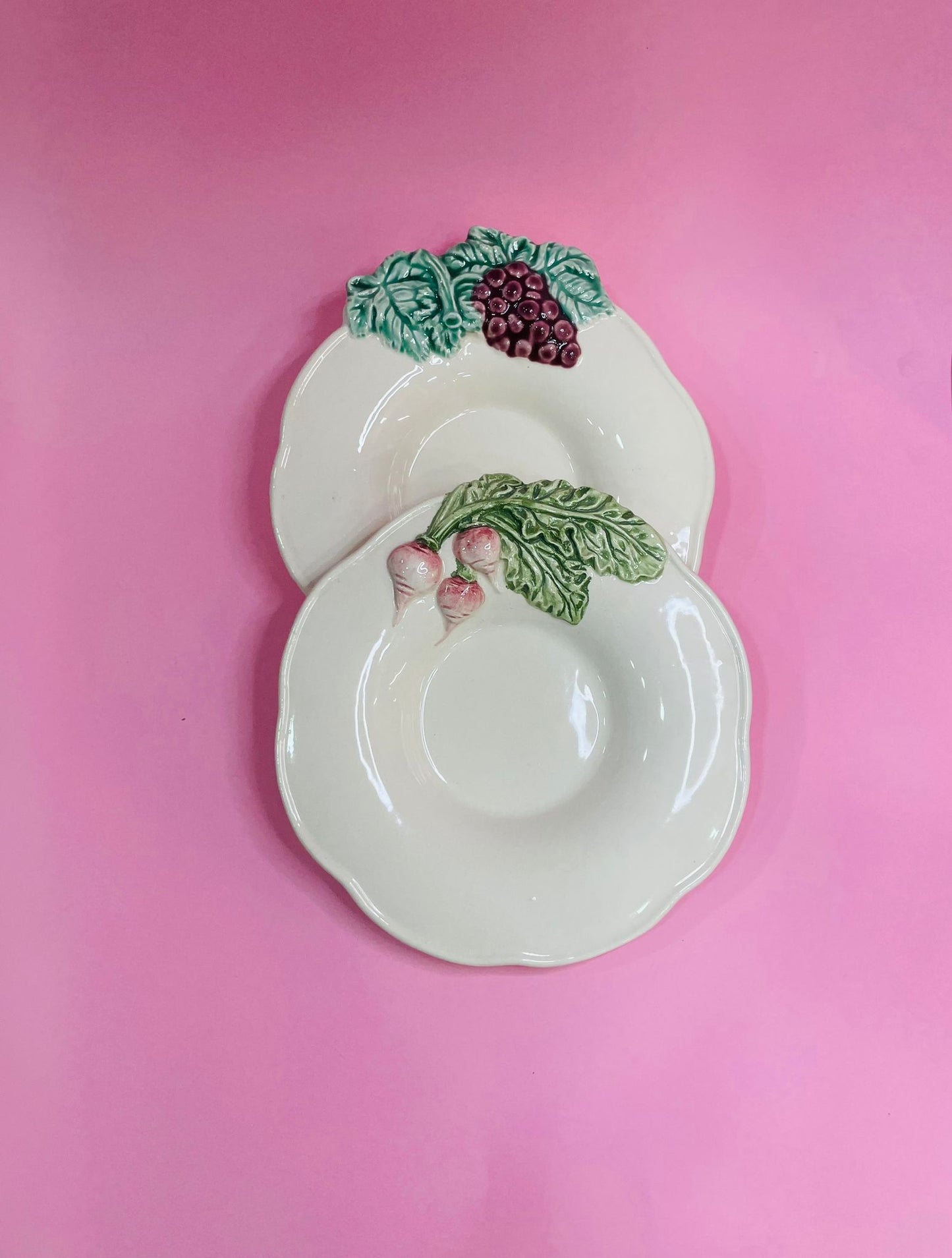 Plato Postre Uva