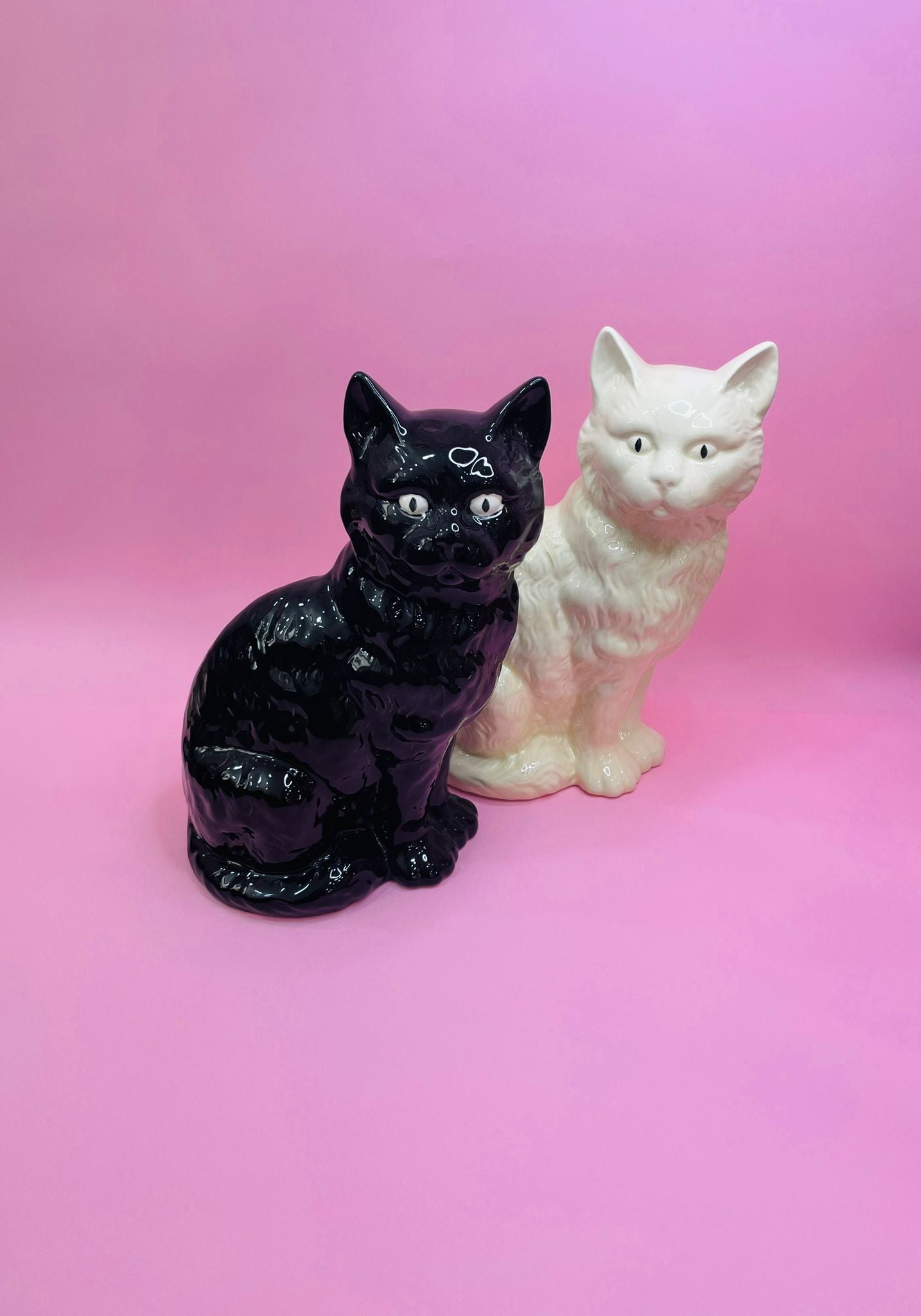 Colgante gato plano grande - Ceramicats - Venta de cerámica artesanal