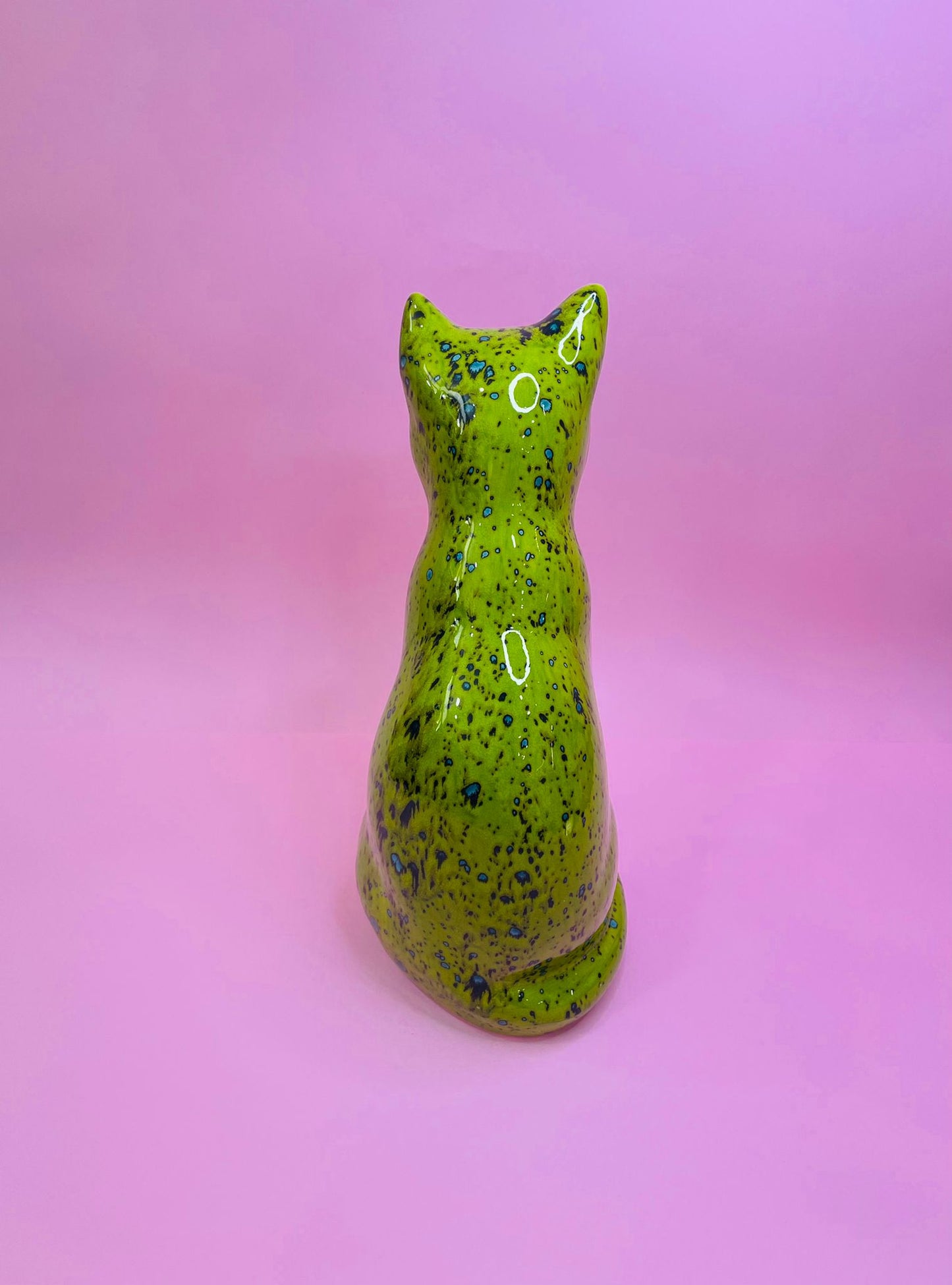 Figura de Gato Bengala Grande, en Cerámica
