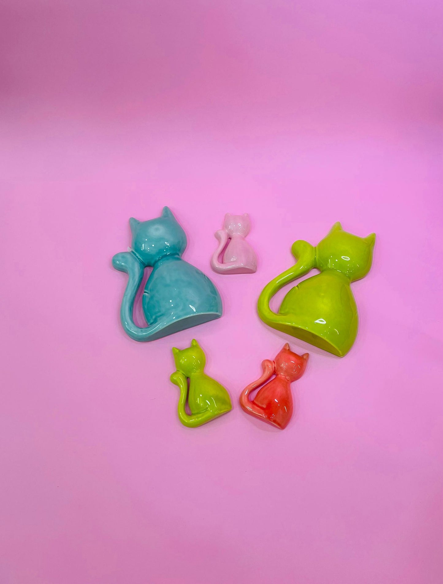 Figura de Gato Felix Mini, en Cerámica
