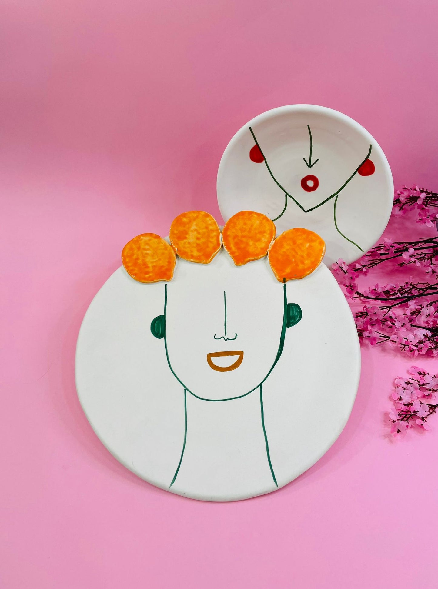Plato Llano Limonchelo Alto Relieve