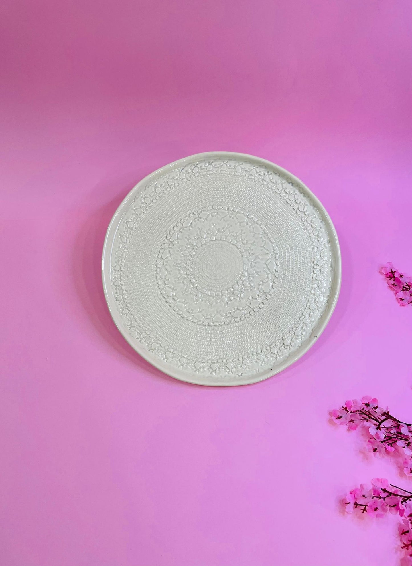 Plato Llano Crochet V