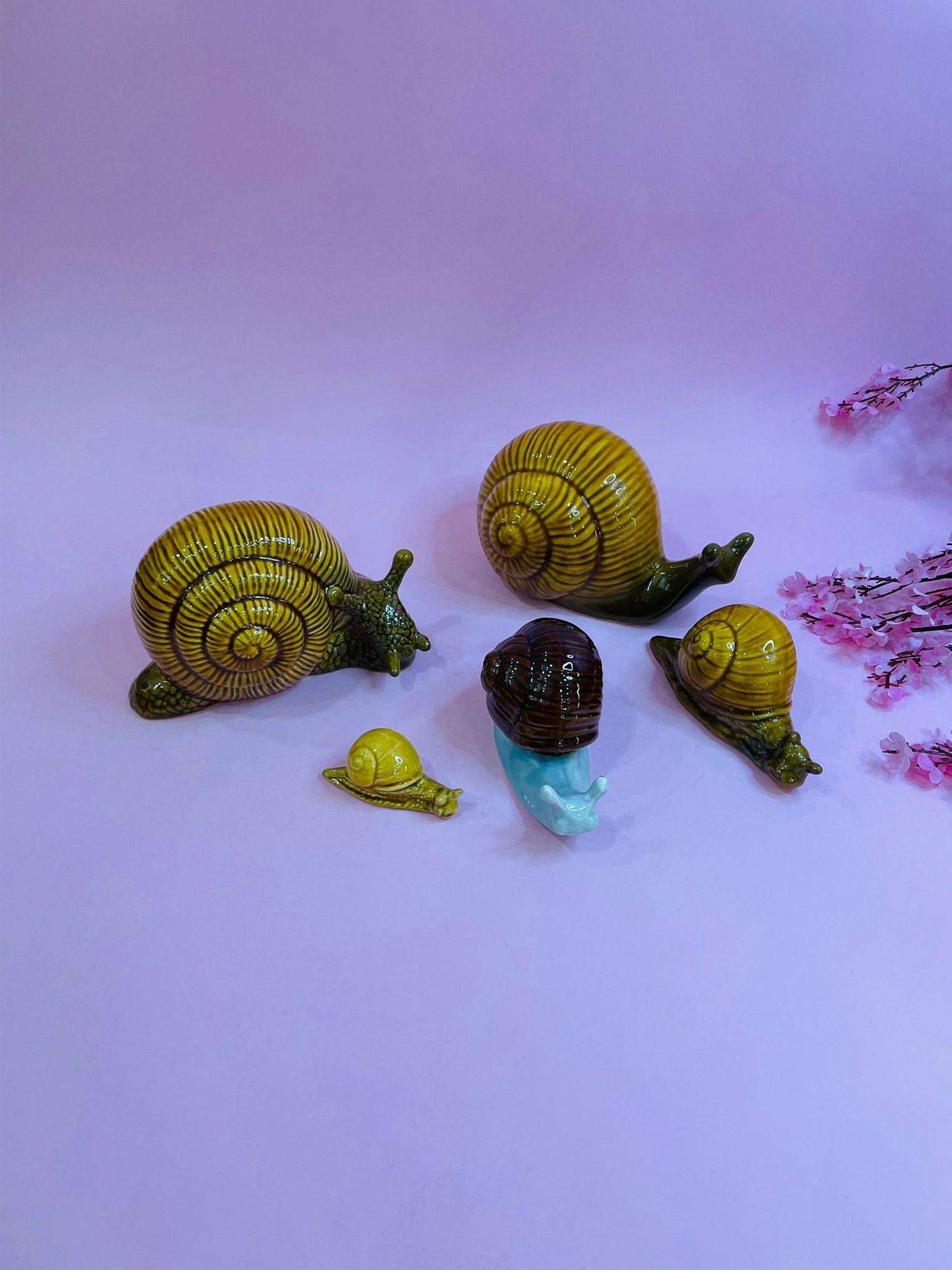 Figura de Caracol Africano en Cerámica