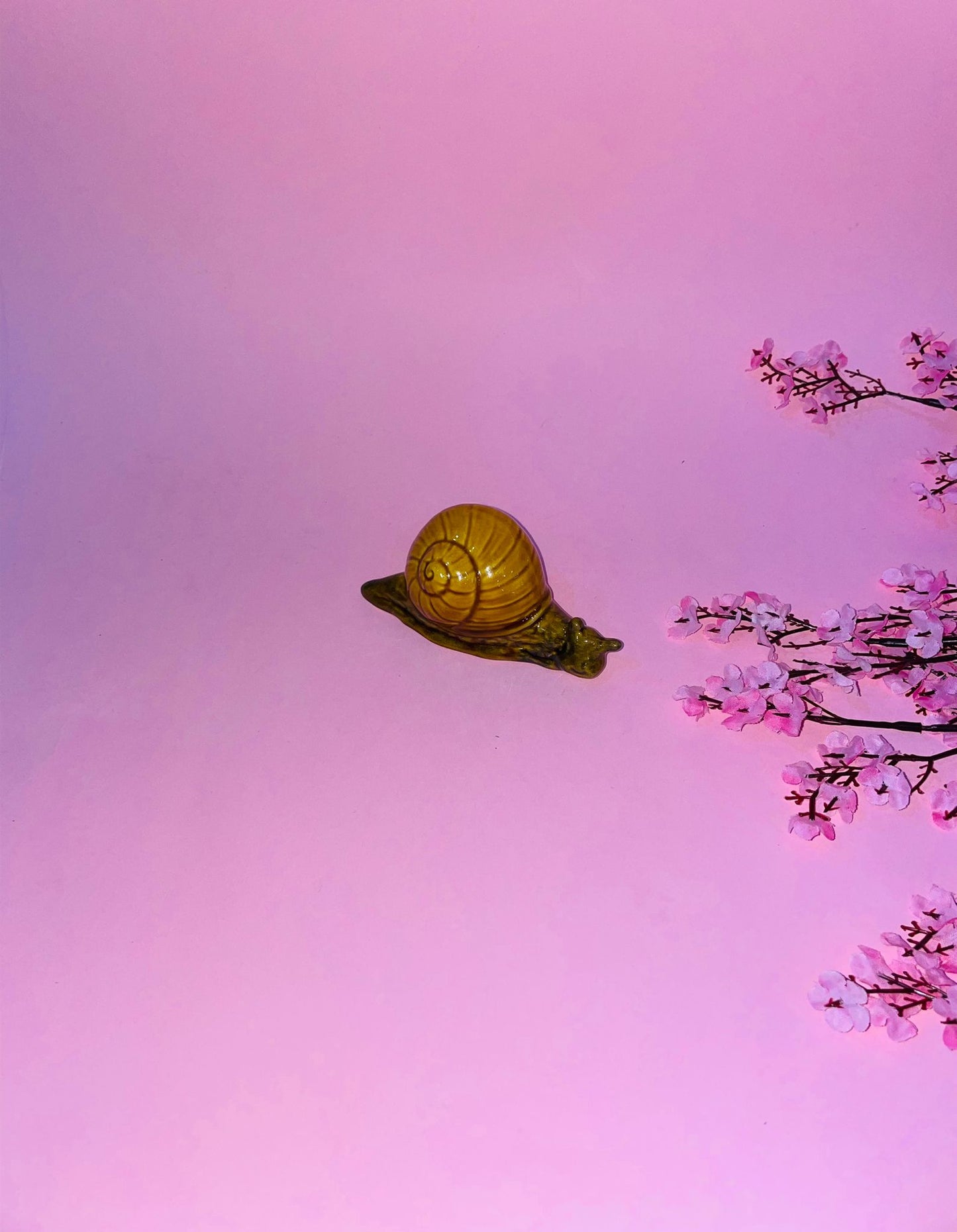 Figura de Caracol Mini de Jardín en Cerámica
